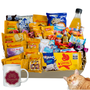 Cesta Presente Aniversario Café Da Manhã Chocolate Surpresa Caneca